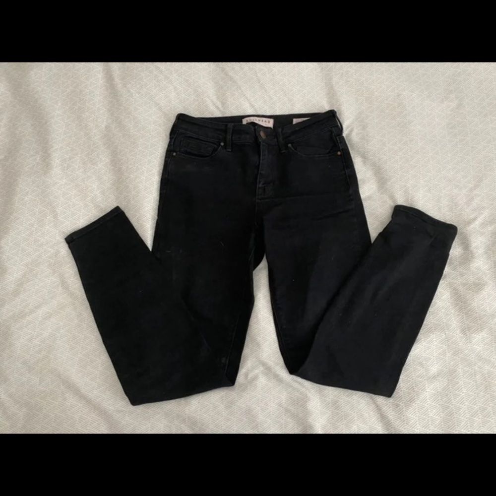 Pacsun Black Ripped Knees Skinny Jeans